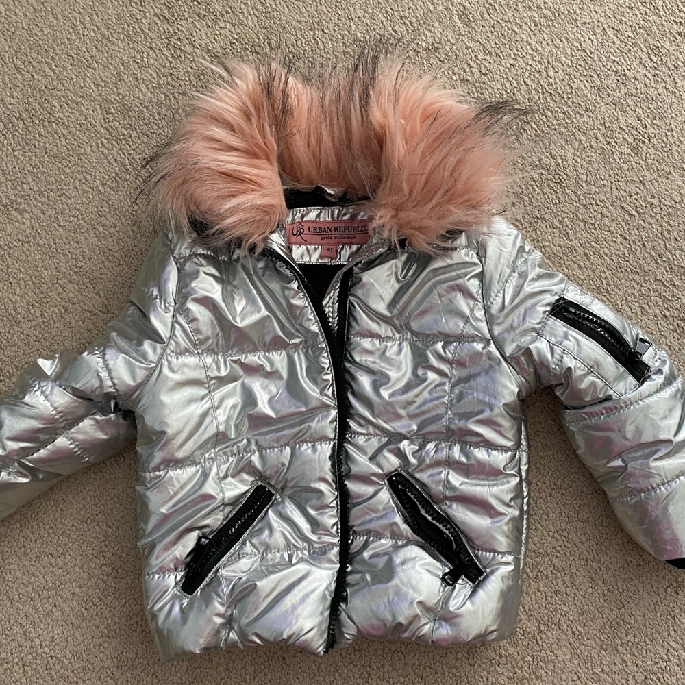 Urban Republic girls jacket with removable collar